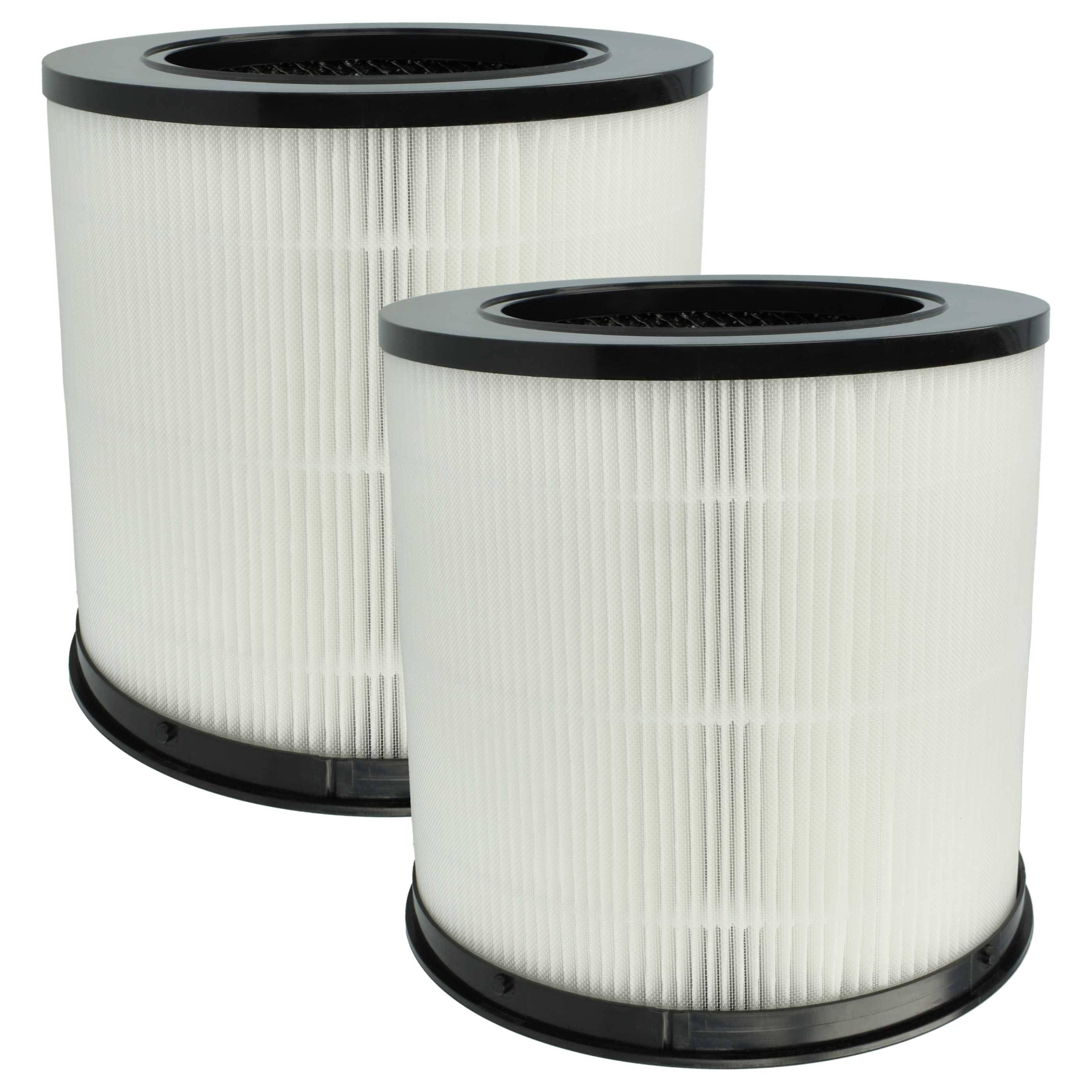 vhbw 2x Luftilter Ersatz für Xiaomi BHR5861GL, AFEP7TFM01 für Luftreiniger - Kombifilter Vorfilter + HEPA + Aktivkohle