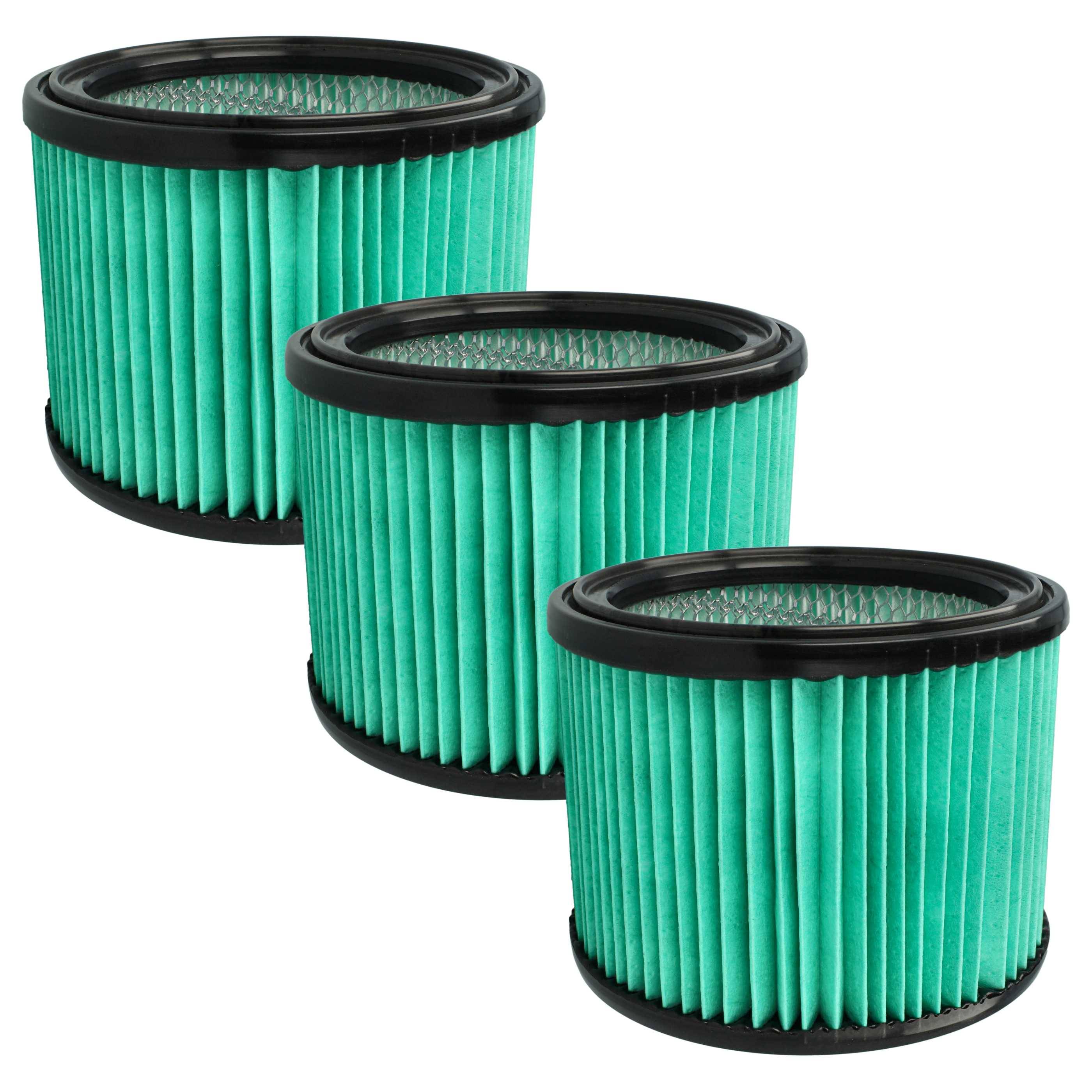 vhbw 3x Staubsaugerfilter Ersatz für EAN 3165140926072 für Staubsauger - HEPA-Filter Schwarz Hellblau