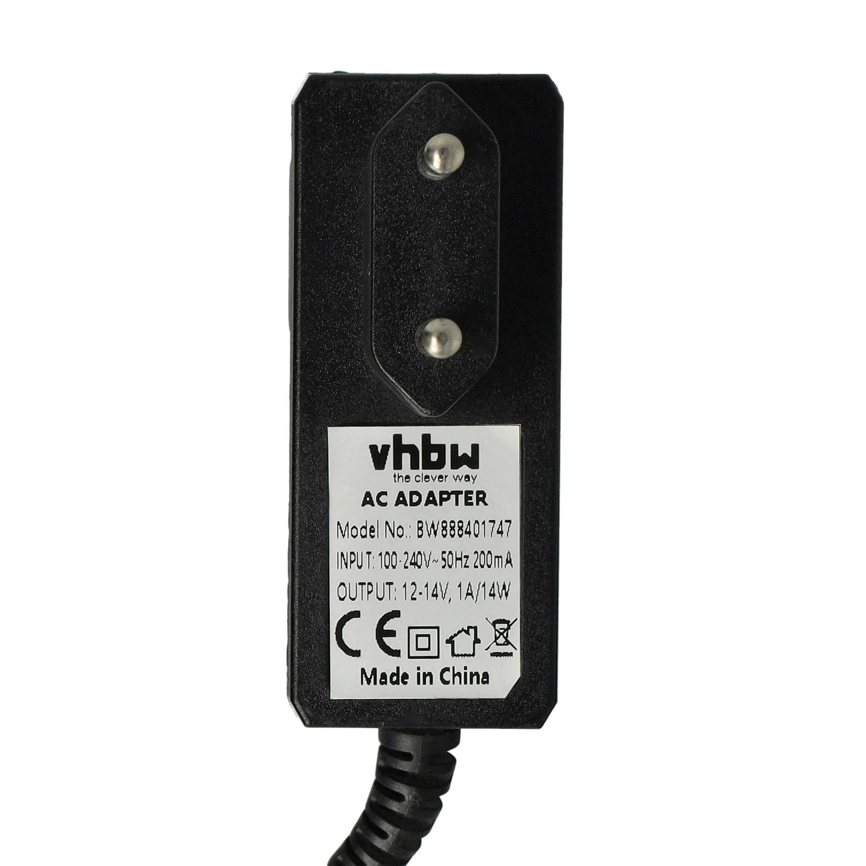 vhbw Akku-Ladegerät kompatibel mit Motorola MTP800, MTP830 Funkgerät Walkie Talkie Akkus (Ladeschale, Netzteil) - 4,4 V, 1,0 A