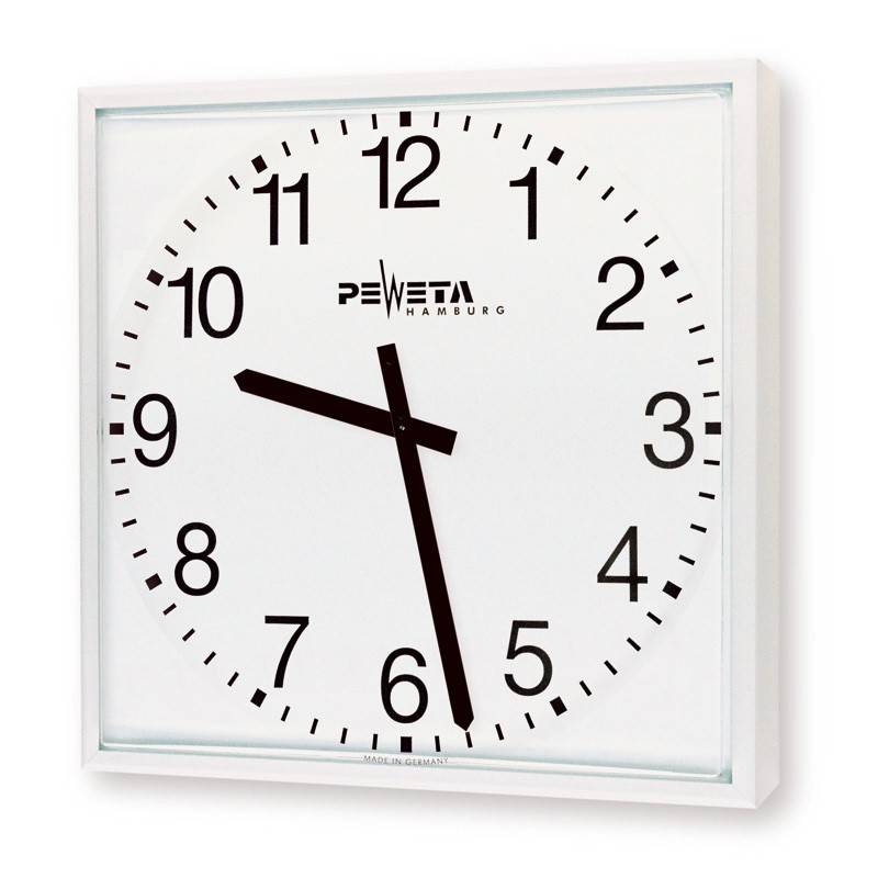 Peweta Außenuhr quadrat. 71.760.621-48