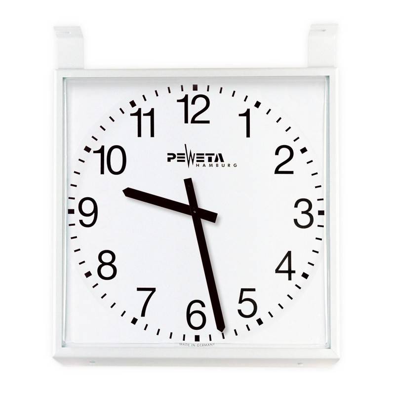 Peweta Außenuhr quadrat. 52.762.623-48