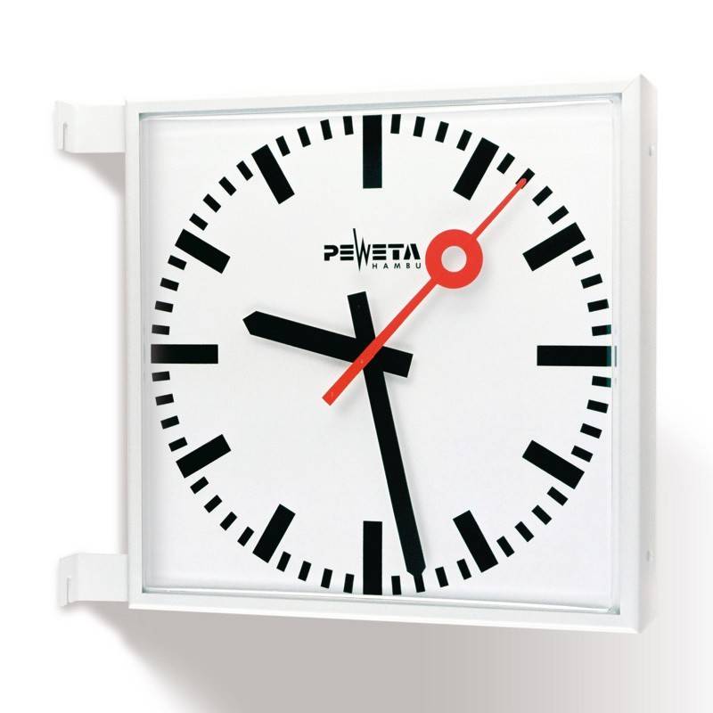 Peweta Außenuhr quadrat. 74.762.422