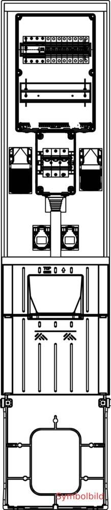 Elsta Mosdorfer MV Säule 308 D035 0/0/1/4 MV70P308.35D.N0014