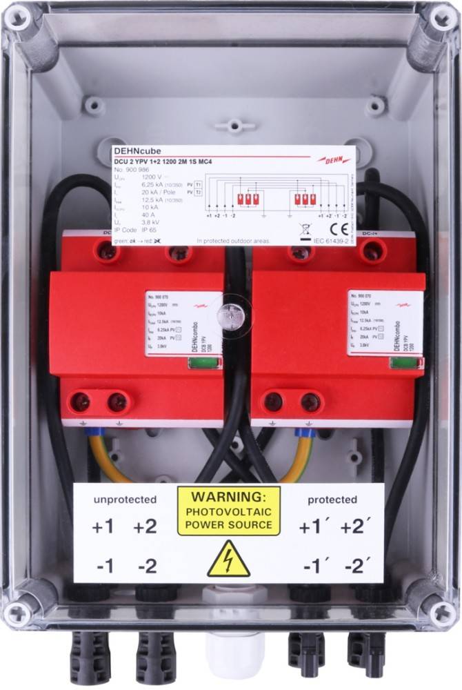 DEHN Generatoranschlusskasten DCU2YPV1212002M1SMC4