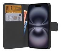 PEDEA - Book Cover Classic für Apple iPhone 16 Plus -black