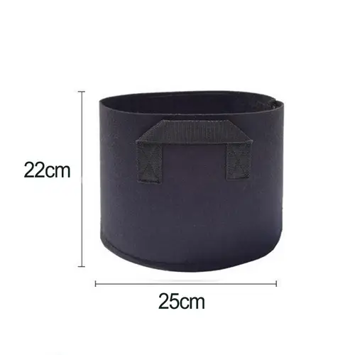 Grow Bag Pflanztasche mit Henkeln Plant Grow Bag Pflanzsack Stofftopf Rund Herbgarden Jungle Bag 3 Gallon - 11 Liter Grow Bag Pflanztasche mit Henkeln Plant Grow Bag Pflanzsack Stofftopf Rund Herbgarden Jungle Bag 3 Gallon - 11 Liter