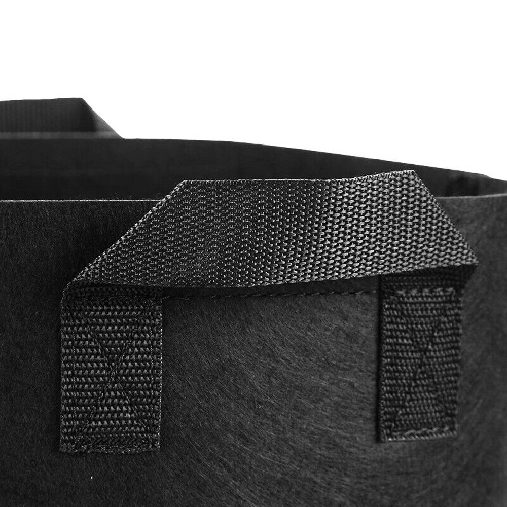 Grow Bag Pflanztasche mit Henkeln Plant Grow Bag Pflanzsack Stofftopf Rund Herbgarden Jungle Bag 3 Gallon - 11 Liter