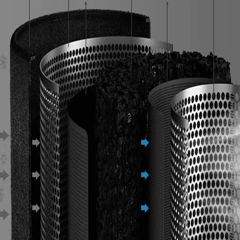 6" Air Ducting Carbon Filter Luftkohlefilter für Geruchskontrolle, Zimmerpflanzen Growbox