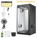 Growbox Komplettset 80x80x160 cm mit 100W LED Pflanzenwachstumslampe, Anbauzelt, Gewächshaus-Komplettset Growbox Komplettset 80x80x160 cm mit 100W LED Pflanzenwachstumslampe, Anbauzelt, Gewächshaus-Komplettset