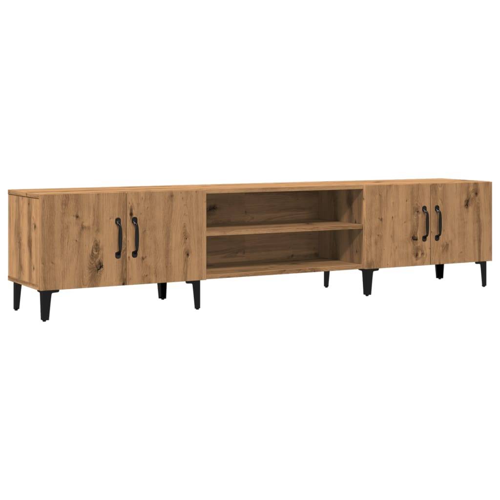 vidaXL TV-Schrank Artisan-Eiche 180x31,5x40 cm Holzwerkstoff