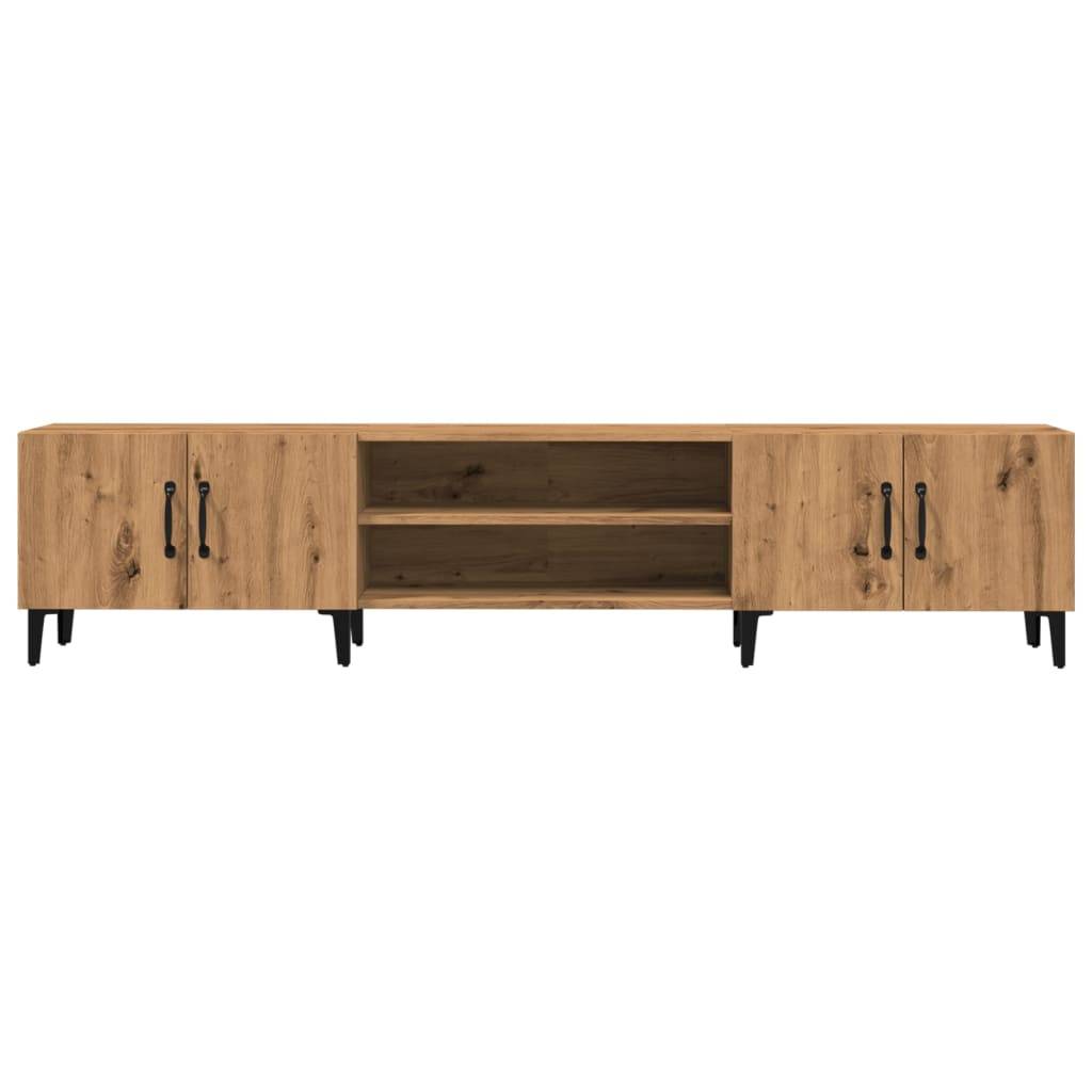 vidaXL TV-Schrank Artisan-Eiche 180x31,5x40 cm Holzwerkstoff