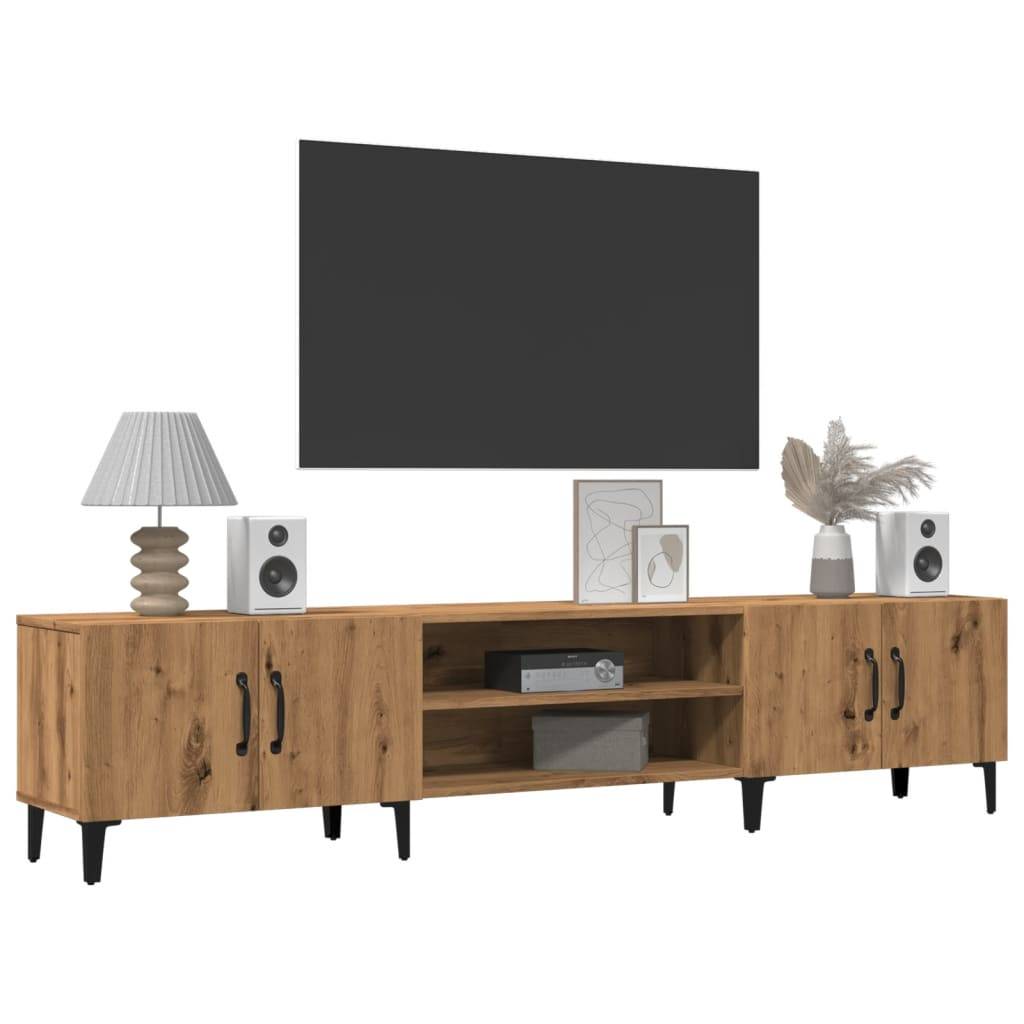 vidaXL TV-Schrank Artisan-Eiche 180x31,5x40 cm Holzwerkstoff