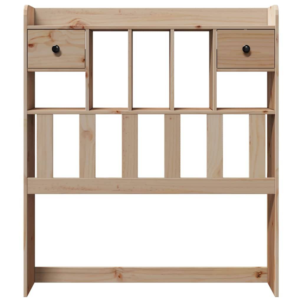 vidaXL Kopfteil mit Stauraum 90 cm Massivholz Kiefer