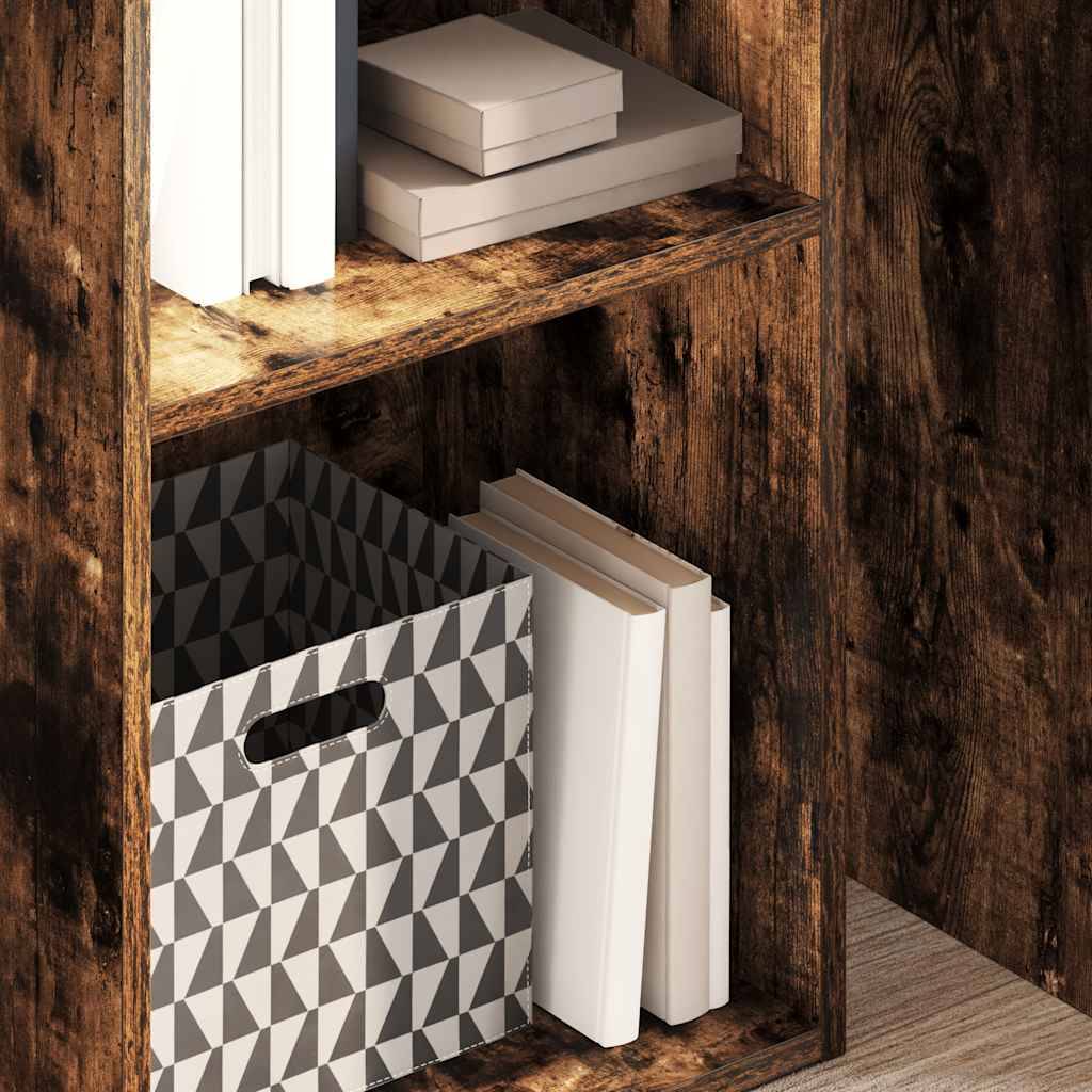 vidaXL Bücherregal Räuchereiche 40x30x152 cm Holzwerkstoff