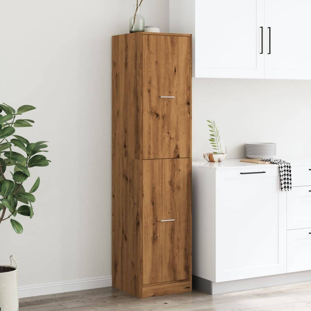 vidaXL Apothekerschrank Artisan-Eiche 40x41x174,5 cm Holzwerkstoff