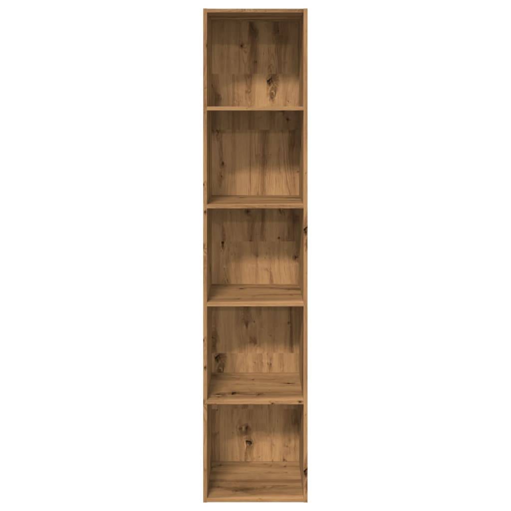vidaXL Bücherregal Artisan-Eiche 40x30x189 cm Holzwerkstoff