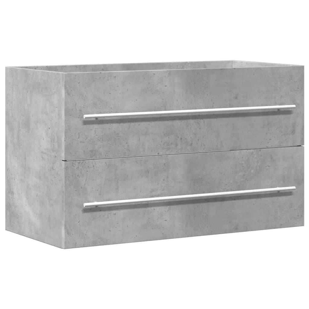 vidaXL Waschbeckenunterschrank Artisan-Eiche 80x38,5x48 cm