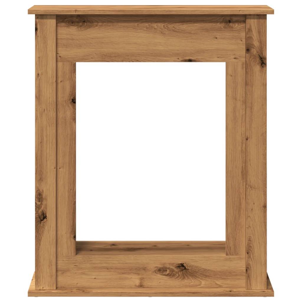 vidaXL Kaminumrandung Artisan-Eiche 75x20x87,5 cm Holzwerkstoff