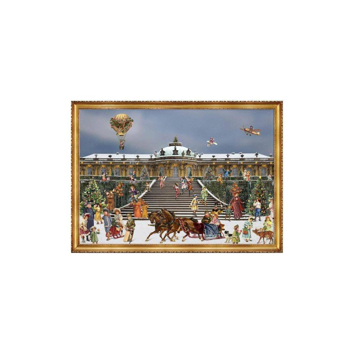 319 - Adventskalender A3 - Schloß Sanssoucci Potsdam
