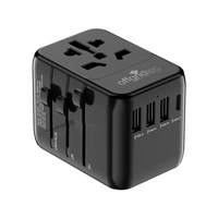 Offgridtec Reiseadapter Universal Weltweit Schuko 3x USB-A und 1x USB-C Schwarz Offgridtec Reiseadapter Universal Weltweit Schuko 3x USB-A und 1x USB-C Schwarz