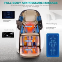 Naipo 4D Massagesessel, Raumkapsel-Massagestuhl Aromatherapie, Wärmetherapie, 8-Zoll-Tablet-Steuerung,Weiss Naipo 4D Massagesessel, Raumkapsel-Massagestuhl Aromatherapie, Wärmetherapie, 8-Zoll-Tablet-Steuerung,Weiss