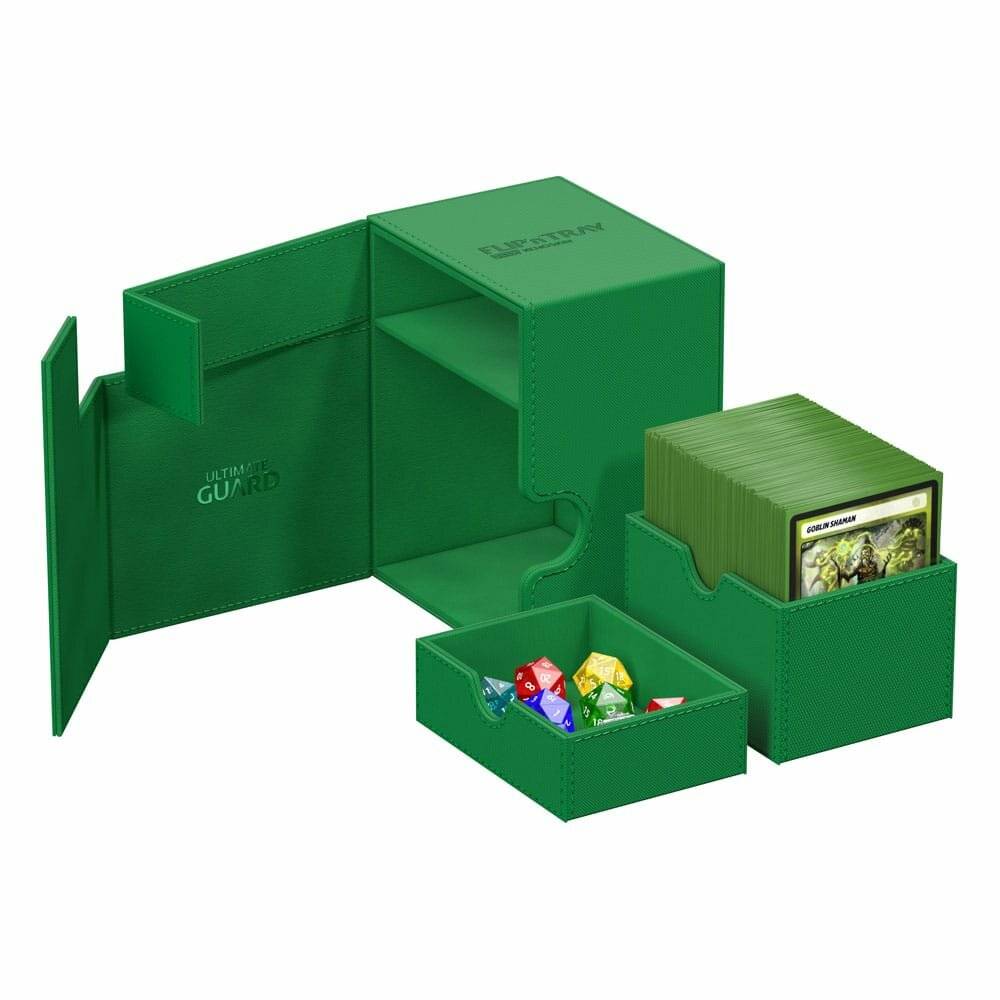 Ultimate Guard Flip`n`Tray 133+ XenoSkin Grün