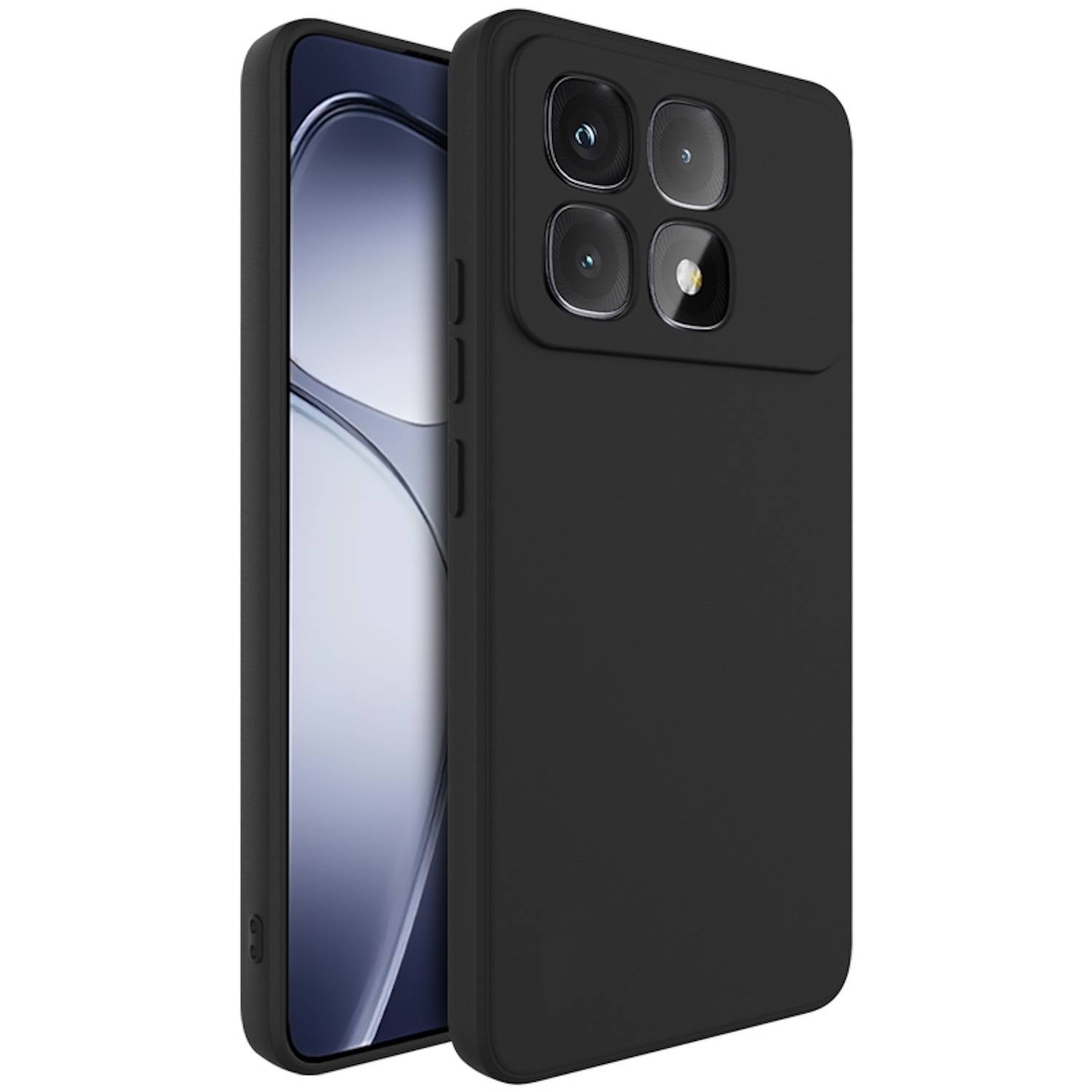 Für Xiaomi 14T Pro Silikon TPU Schutz Hülle Dünn Case Flexibel Schwarz