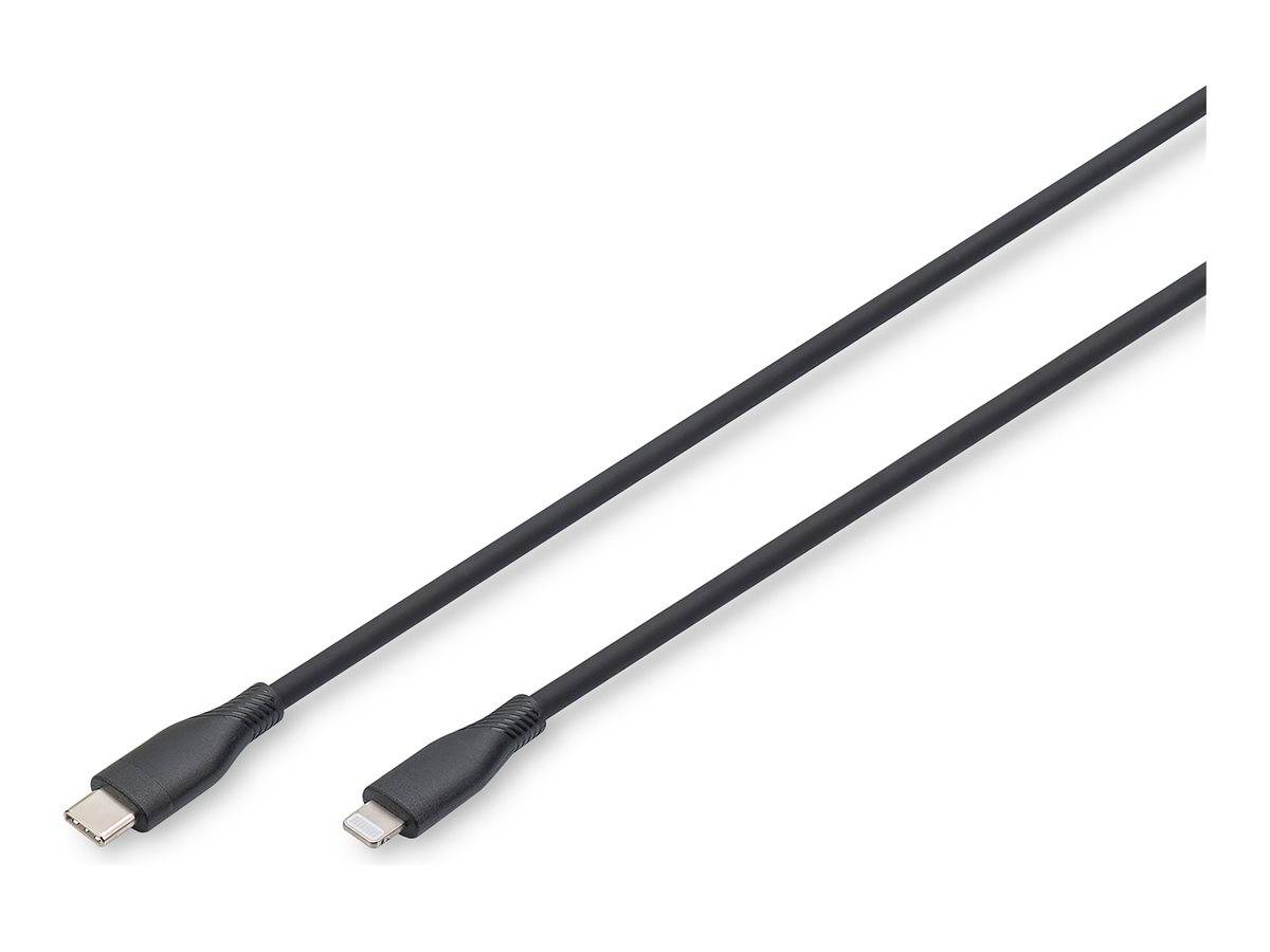 DIGITUS - ASSMANN - Lightning-Kabel - 24 pin USB-C männlich zu Lightning männlich