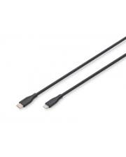 DIGITUS - ASSMANN - Lightning-Kabel - 24 pin USB-C männlich zu Lightning männlich