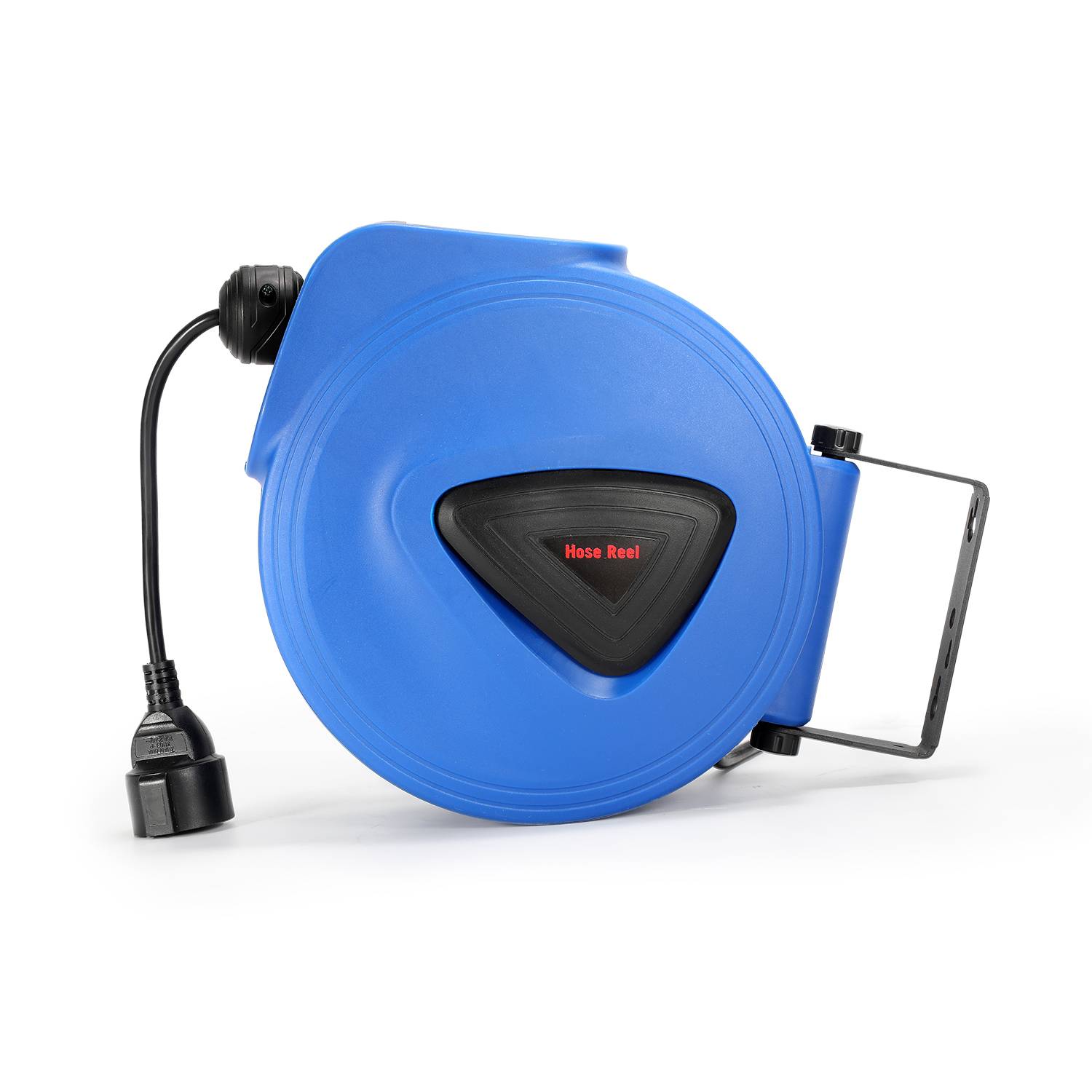 20m kabelaufroller Strom Stromkabel Verlängerungskabel Steckdose Automatik Kabeltrommel mit Stopfunktion für Wandmontage