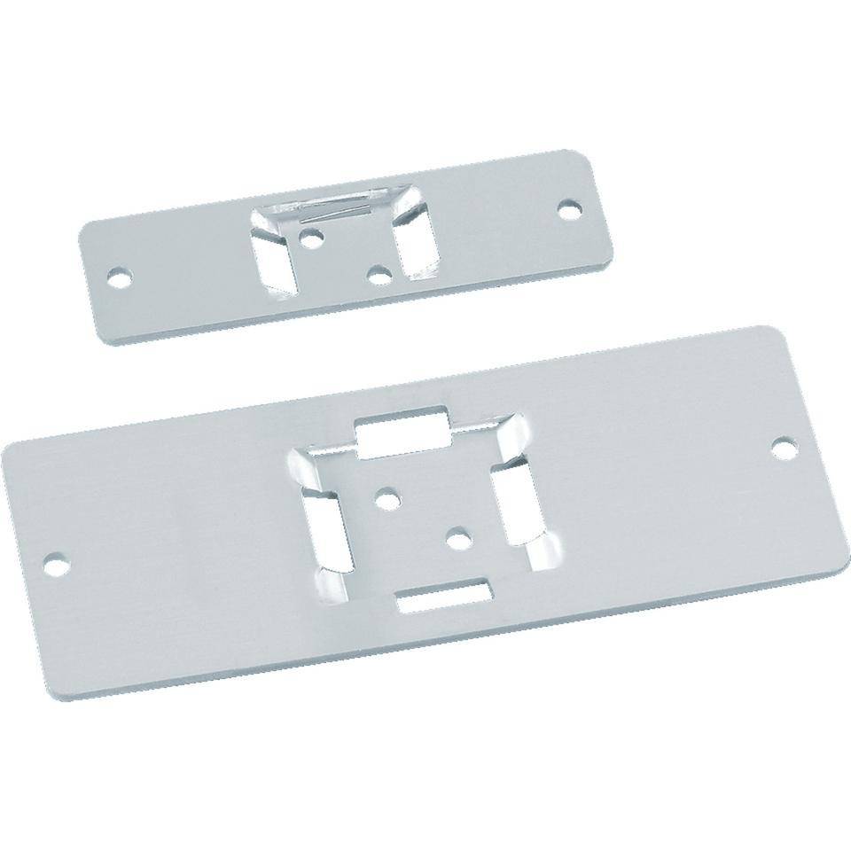 Schilderträger, zum Aufnieten, Aluminium, eloxiert, 20x72mm