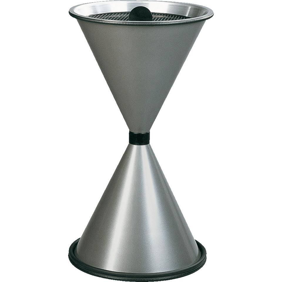 Standascher Diabolo, konisch geformt, graphit, Stahlblech, Ø 405mm, 770mm