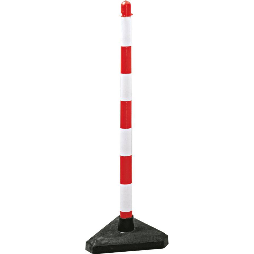 K.57 Kettenständer Intern Medi,mit Standfuß,rot/weiß,Kunststoff,Ø 40mm,900mm