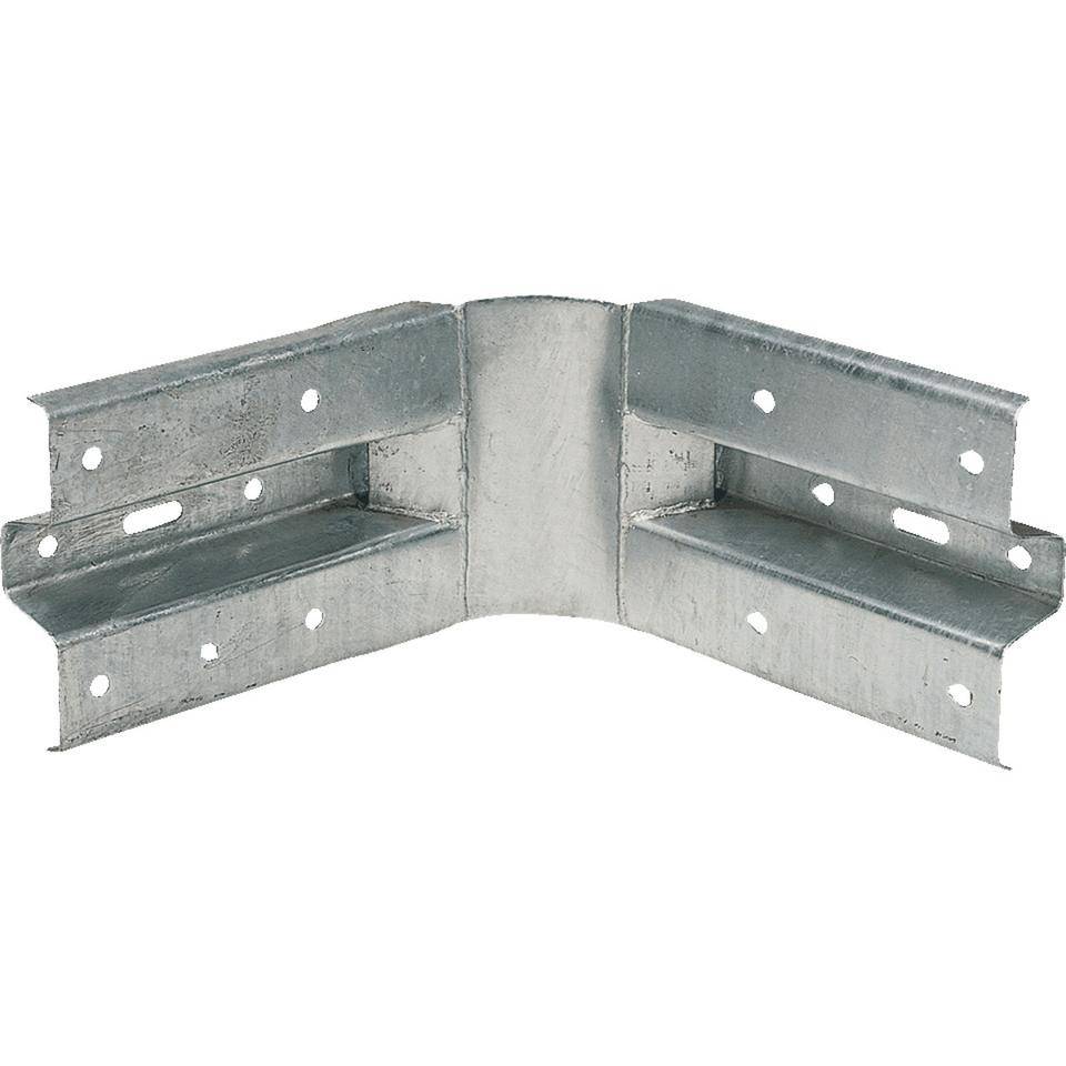 90°-Innenwinkel für Stahlschutzplanke Typ B, SL 520mm