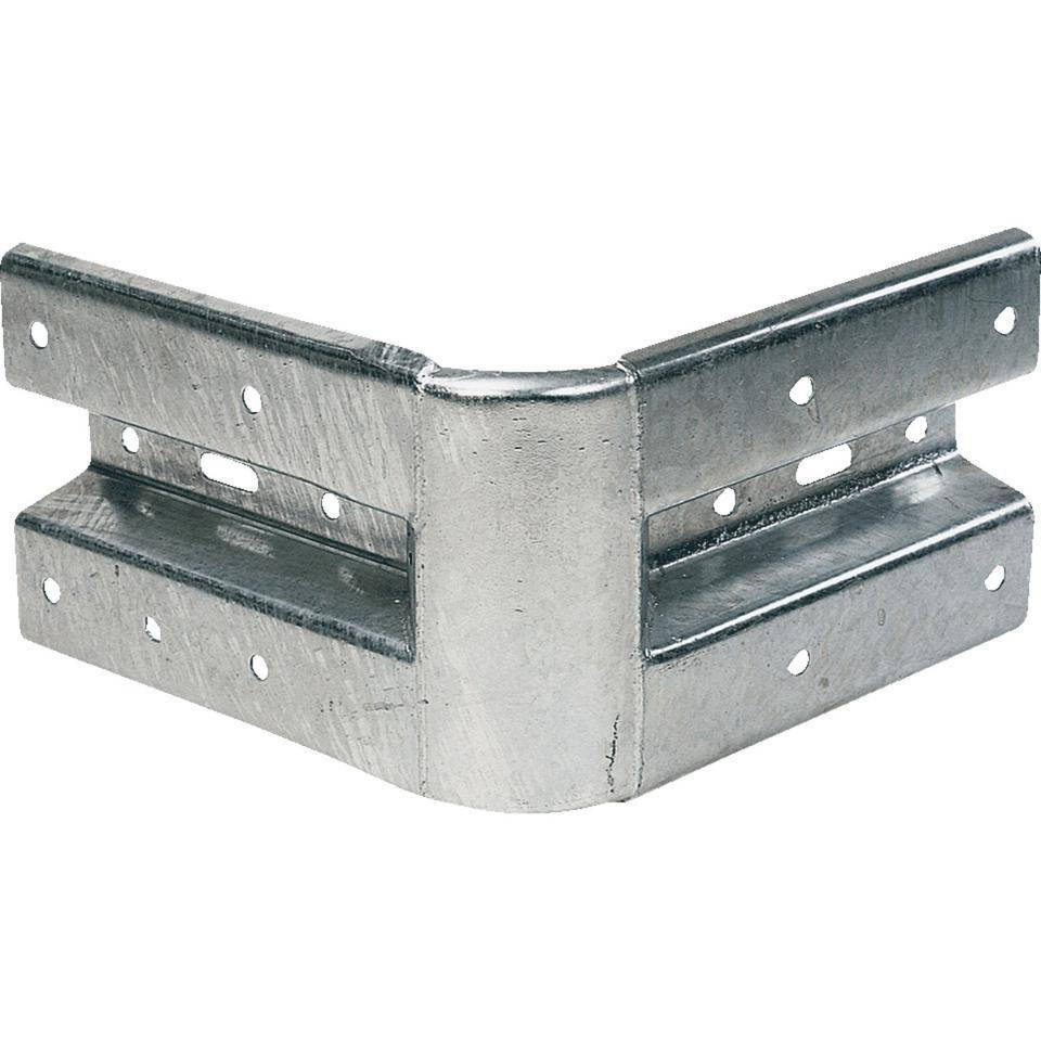 90°-Außenwinkel für Stahlschutzplanke Typ B, SL 520mm
