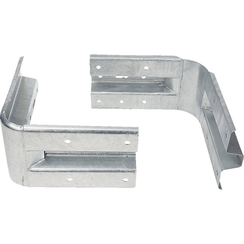 90°-Außenwinkel für Stahlschutzplanke Typ B, SL 520mm