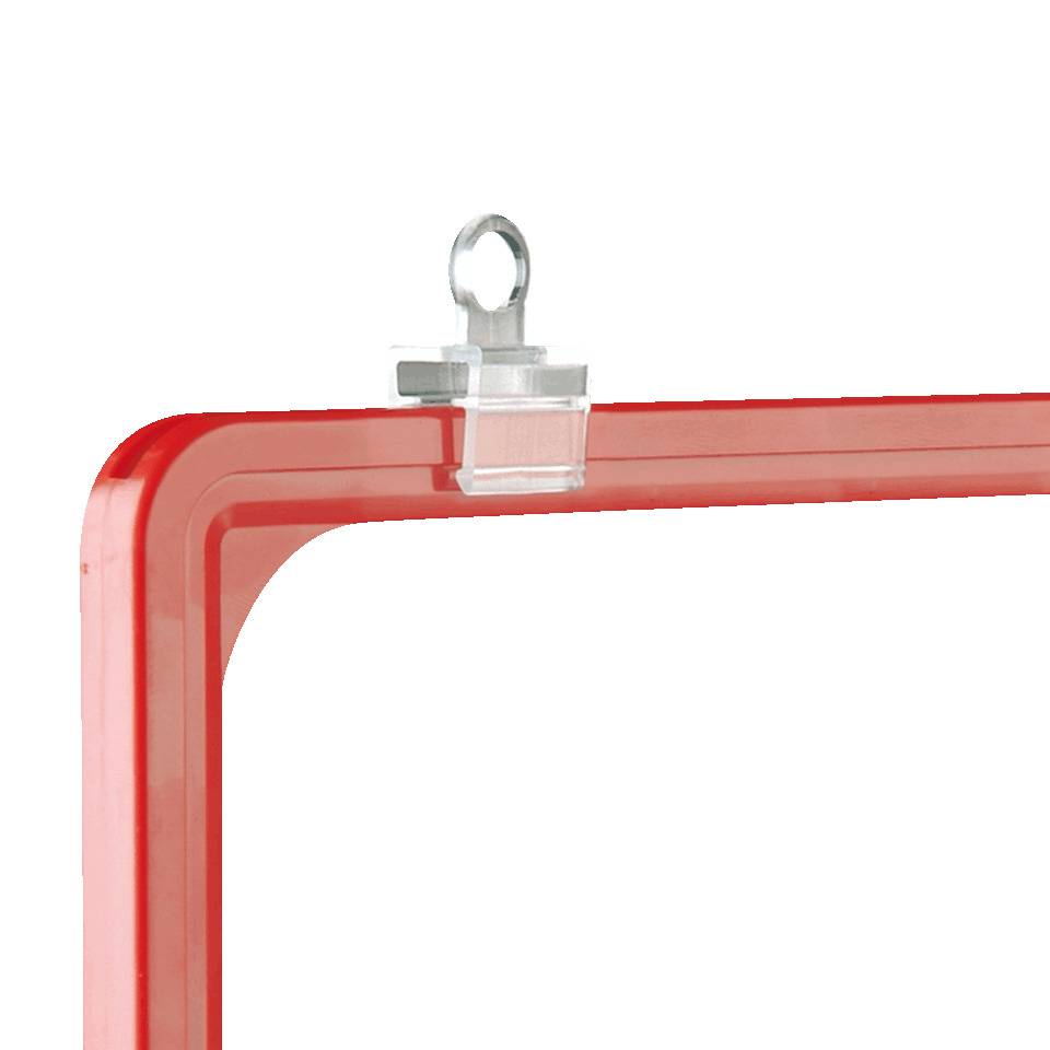 Aufhängeöse, drehbar, transparent, Polycarbonat, 10/VE