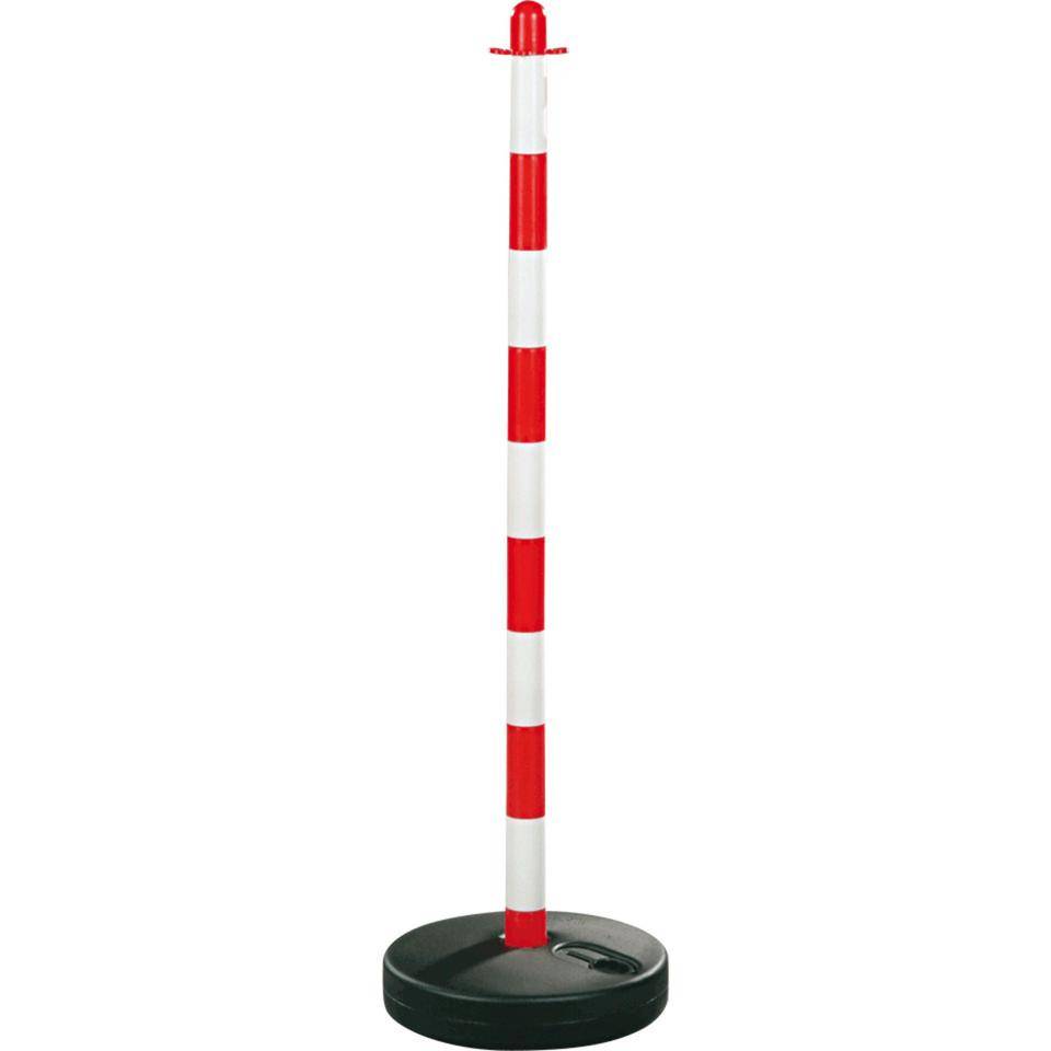 K.57 Kettenständer-Set Universal Medi,6-tlg.,rot/weiß,Kunststoff,Höhe 900mm