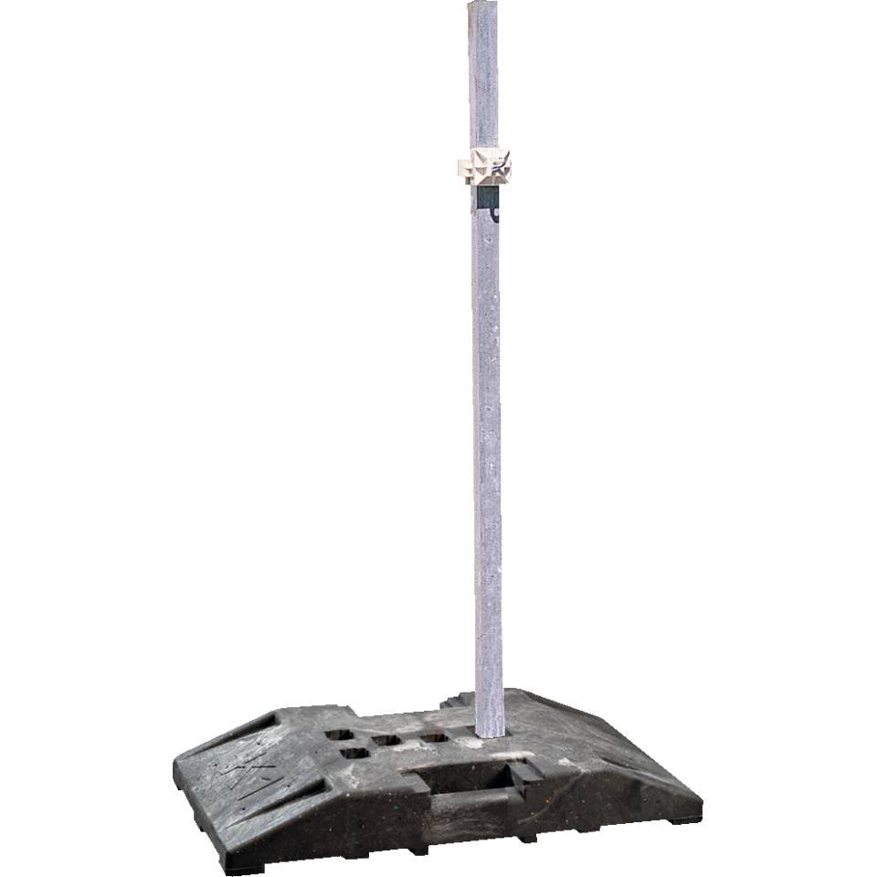 Schaftrohr, Stahl, feuerverzinkt, 40x40mm, Länge 2000mm