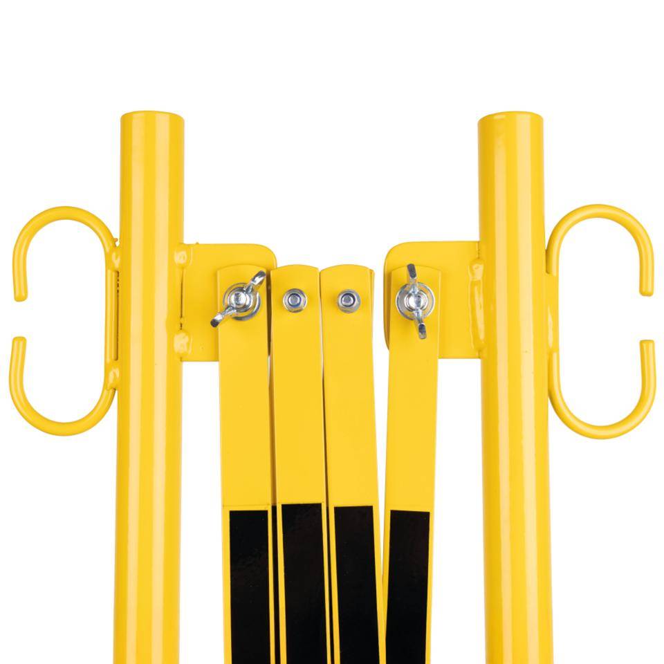 K.57 Scherensperre, leicht, gelb/schwarz, stufenlos ausziehbar bis 2m, 6,5kg