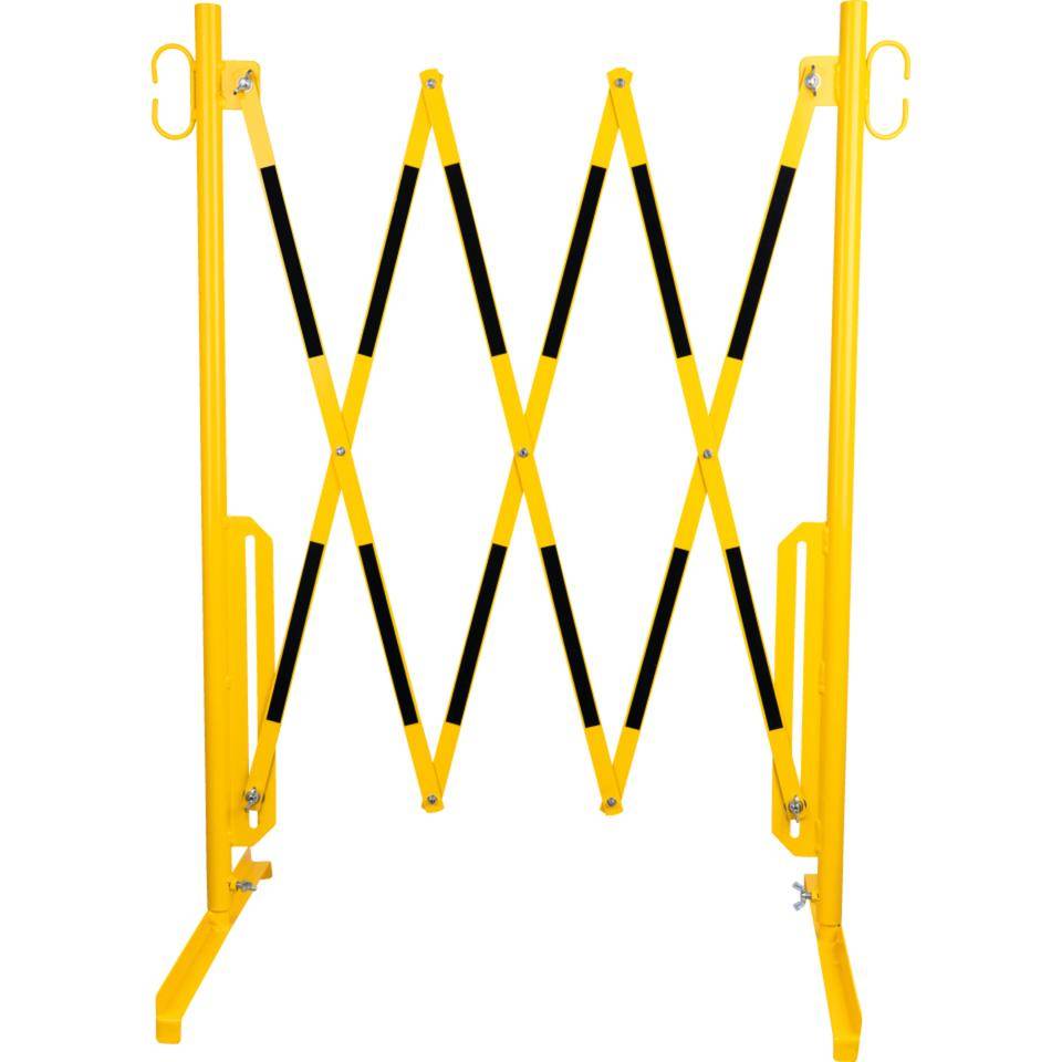 K.57 Scherensperre, leicht, gelb/schwarz, stufenlos ausziehbar bis 2m, 6,5kg