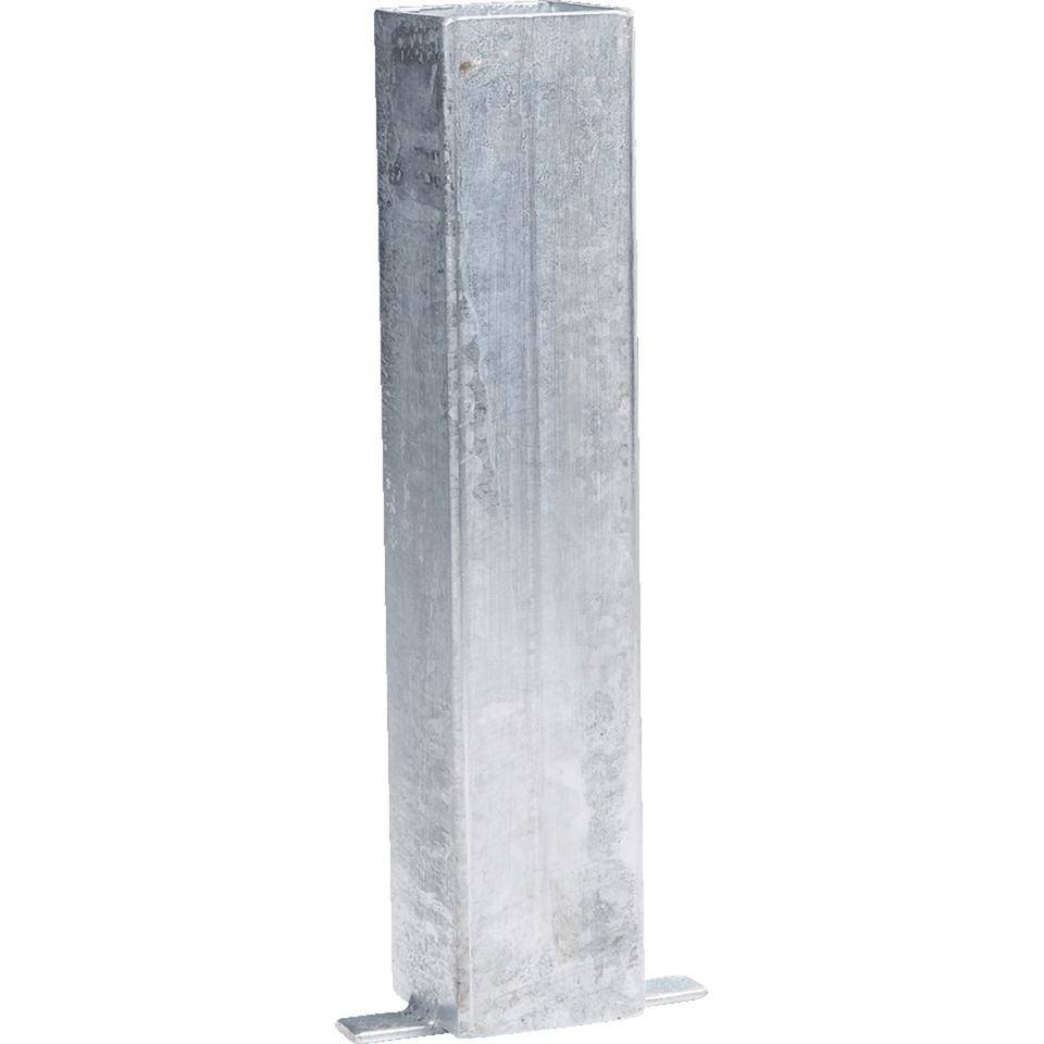 K.57 Absperrpfosten Bern,ohne Kettenöse,herausnehmb.,gelb/schwarz,70x70mm,1400mm