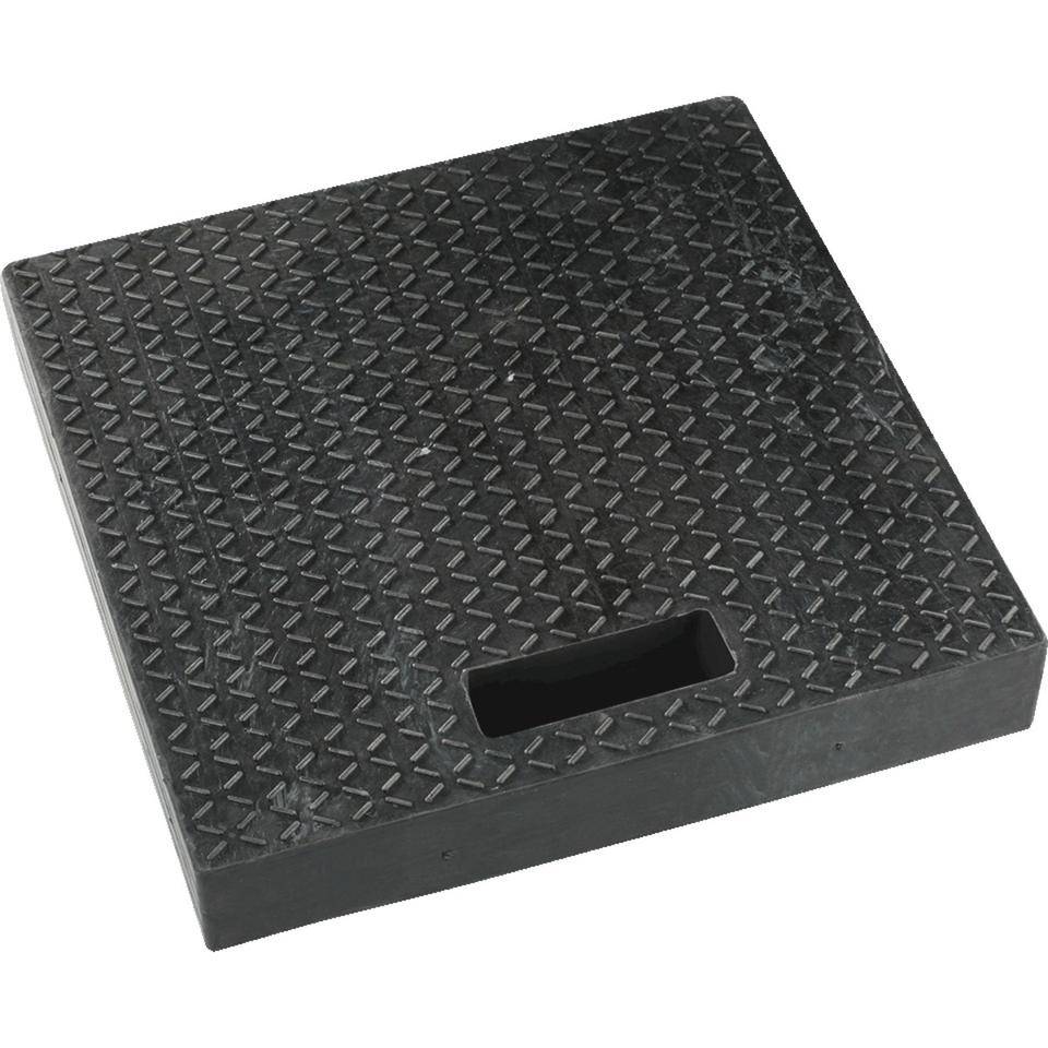 Unterleg-Schutzplatten, Hartgummi, 500x500x40mm, 16kg