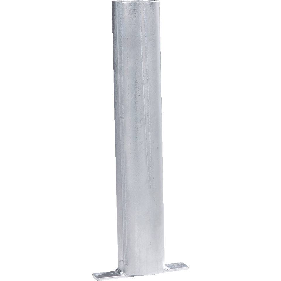 K.57 Bodenhülse,für Rundrohr-Pfosten mit Ø 60mm,zum Einbetonieren,verzinkt,400mm