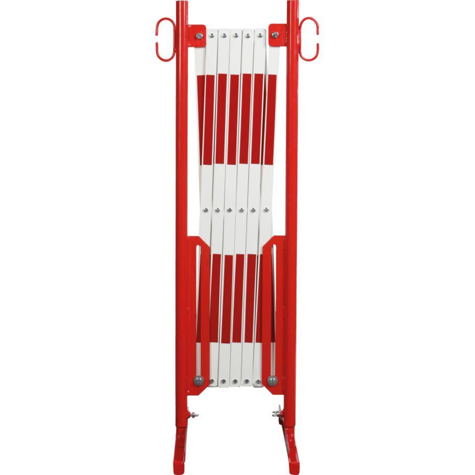 K.57 Scherensperre, mittel, rot reflektierend/weiß, stufenlos ausziehbar bis 3,6 m