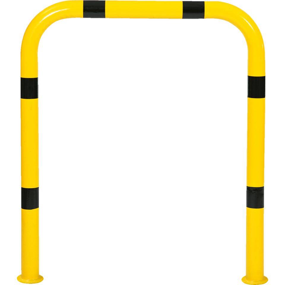 K.57 Schutzbügel,herausnehmbar,gelb/schwarz,Stahl,pulverbe.,Ø76mm,1000x1150mm