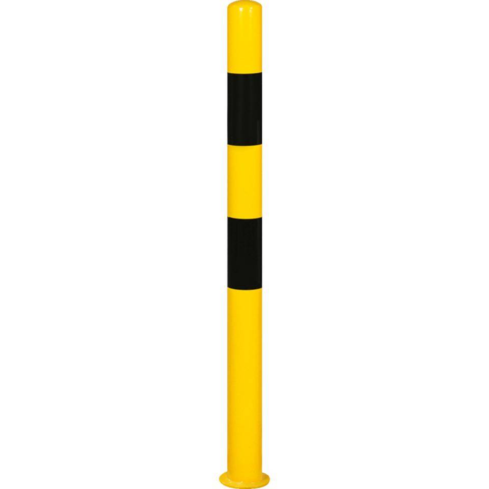 K.57 Schutzpfosten XL,herausnehmbar,gelb/schwarz,Stahl,pulverbe.,Ø76mm,1000mm