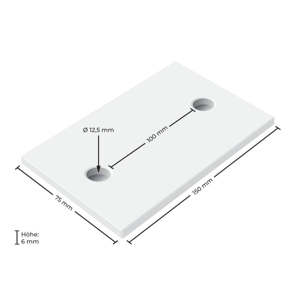 K.57 90°-Schutzwinkel light,z.dübeln,rot/weiß,Stahl,verz.,pulverbe.,350x1000mm
