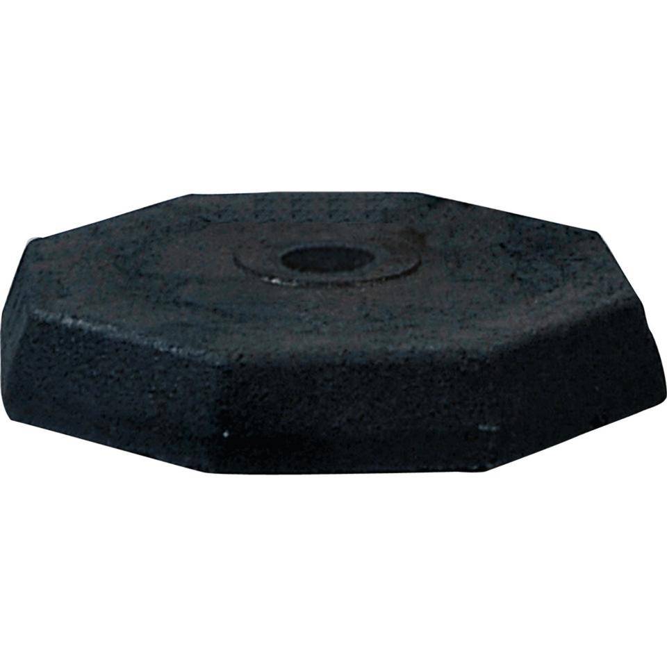 K.57 Kettenständer-Set Robust,6 Pfosten,10m Stahlkette,gelb/schwarz,20 S-Haken
