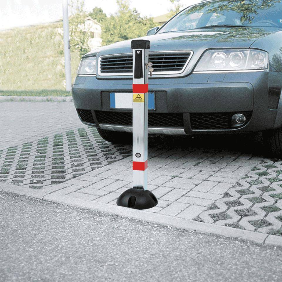 Parkpfosten Parky AR 700, unterschiedlich schließend, zum Aufdübeln, H 900mm